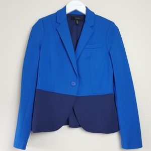 Jessica Simpson Blue Color Block Blazer